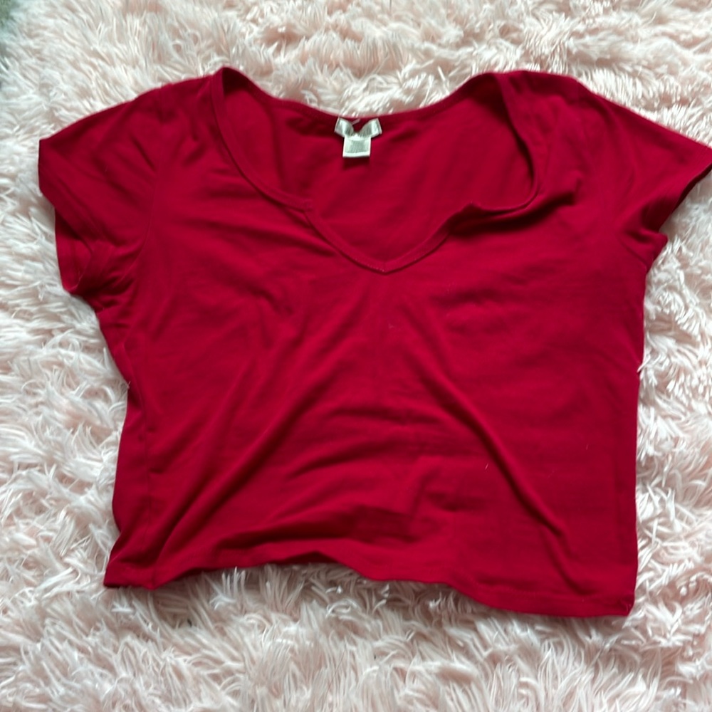 Red Bozzolo Crop Top!❤️